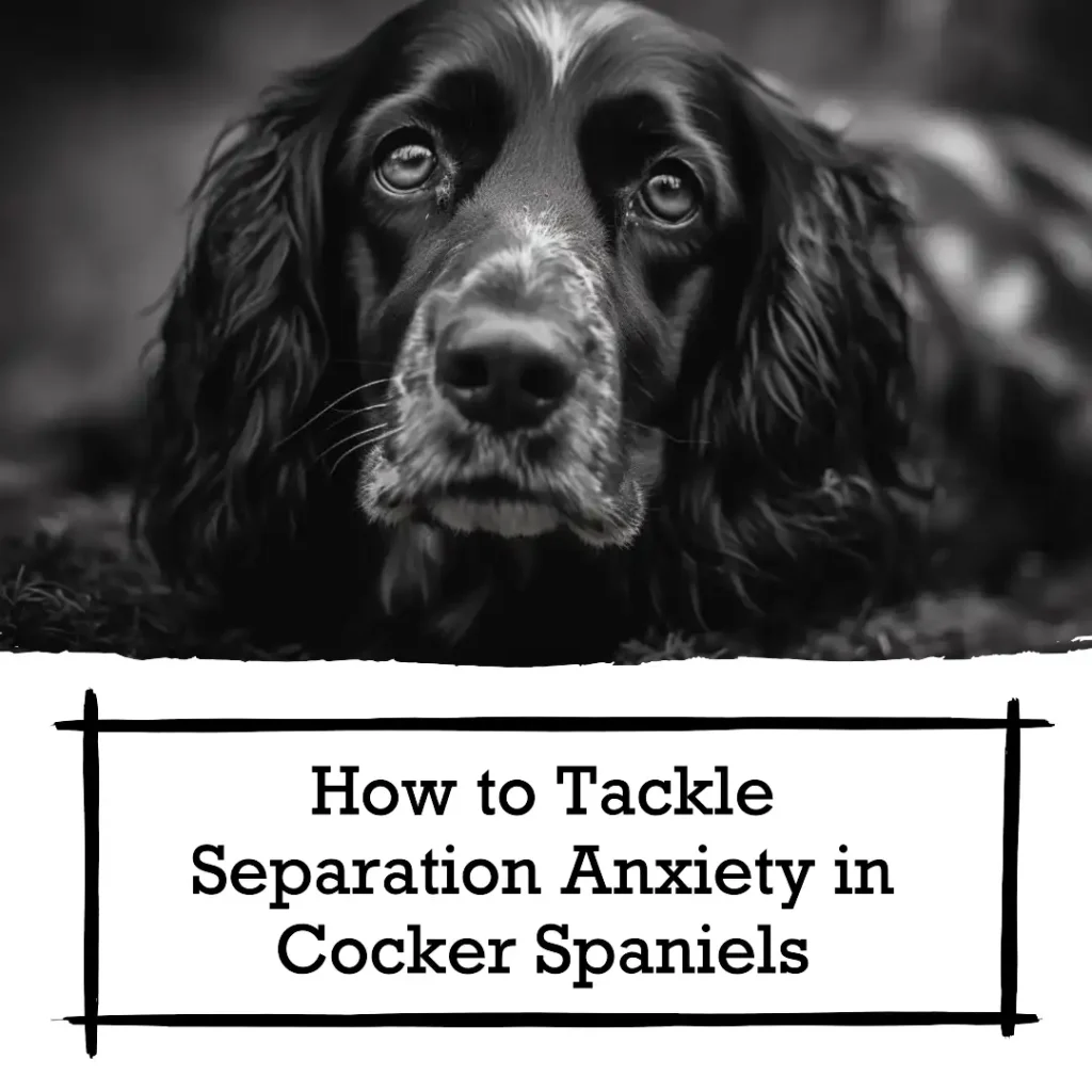 cocker spaniel with separation anxiety