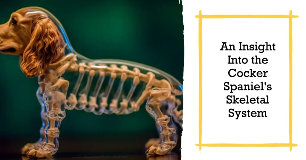Cocker Spaniel's skeletal system