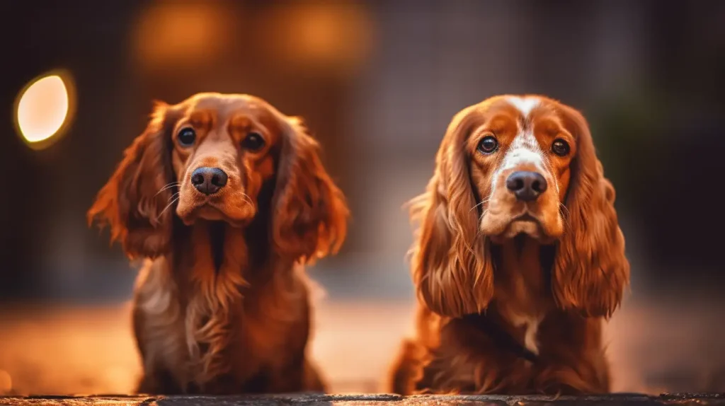 English and American Cocker Spaniels