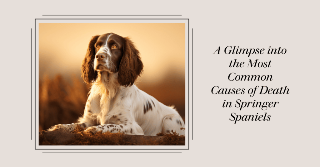 What Do Springer Spaniels Usually Die From