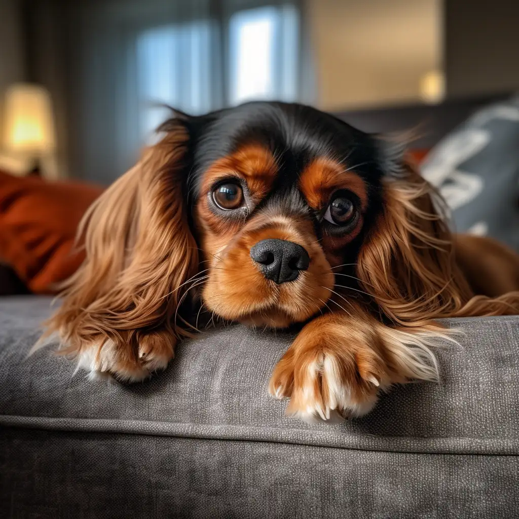 Cavalier King Charles Spaniel with separation anxiety