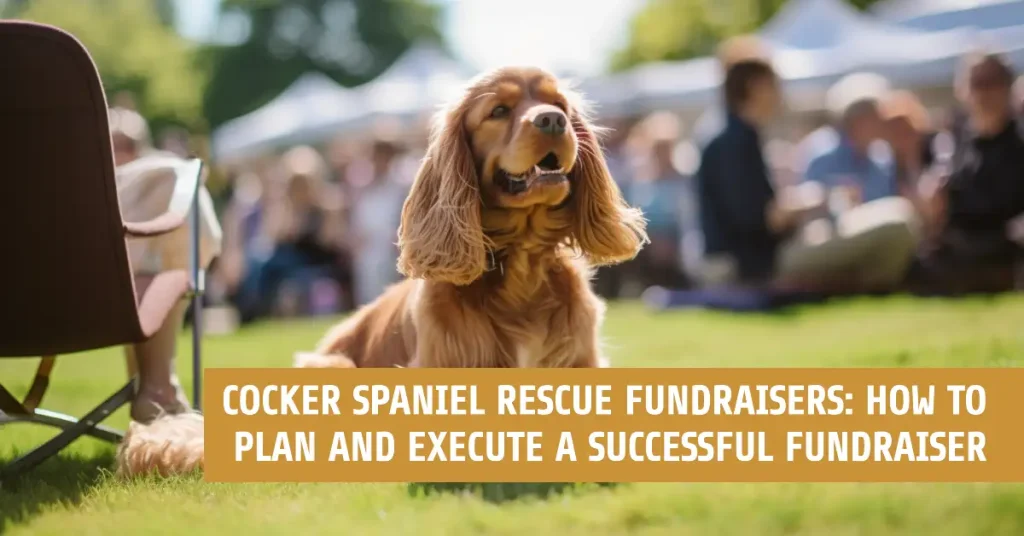 Cocker Spaniel rescue fundraiser