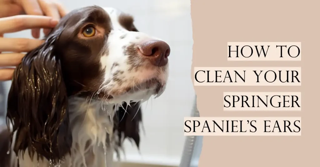 How to clean Springer Spaniel ears