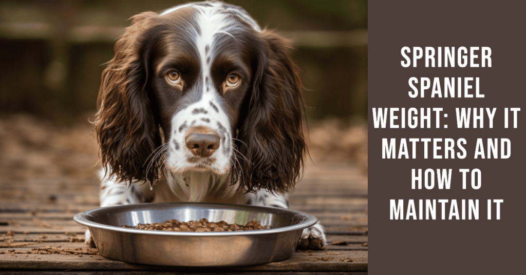 Springer Spaniel weight