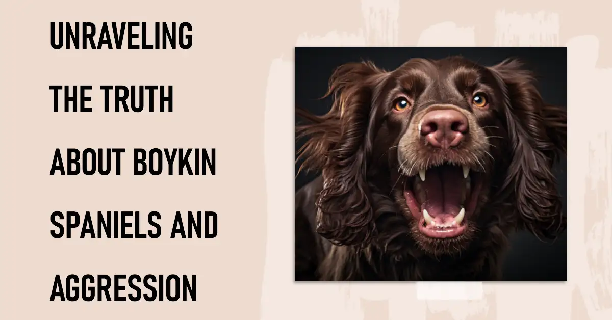 Are Boykin Spaniels Aggressive?