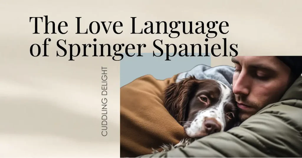 Are Springer Spaniels cuddly?
