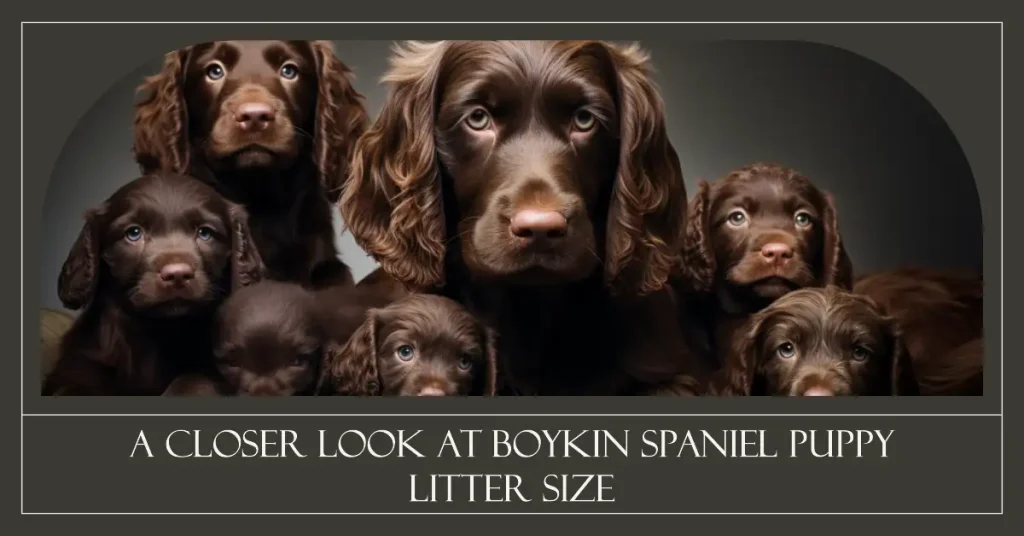 How many puppies do Boykin Spaniels have?