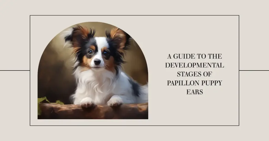 When do Papillon puppies ears stand up?