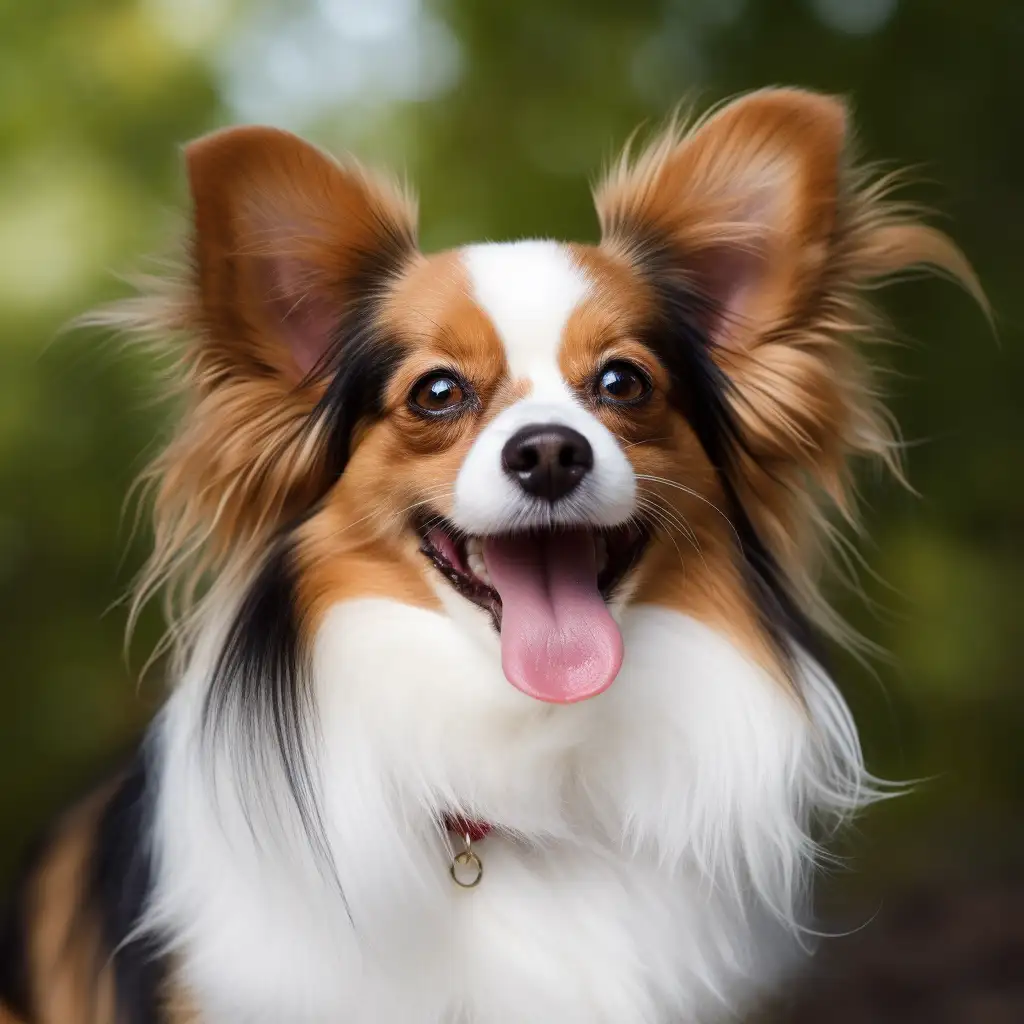 Happy and healthy Papillon