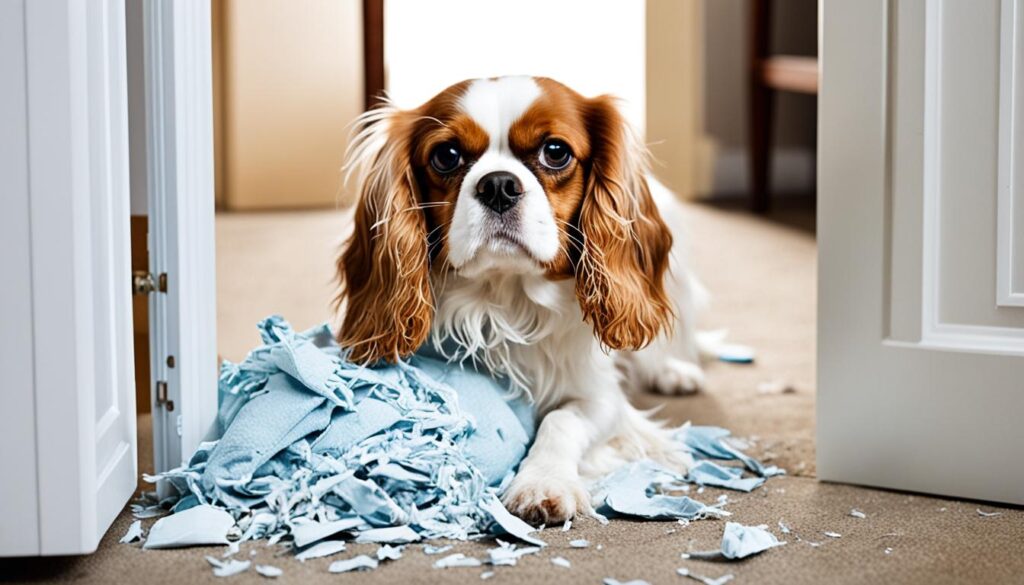 separation anxiety in Cavalier King Charles Spaniels