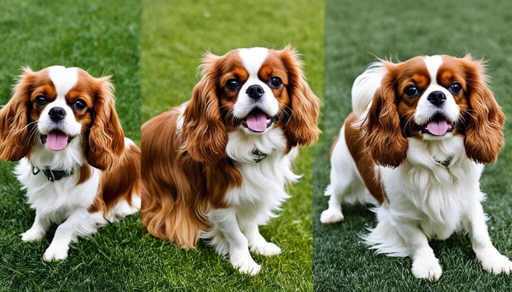 shedding frequency of Cavalier King Charles Spaniels